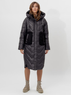 Купить пальто утепленное женское оптом от производителя недорого В Москве 11608Ch