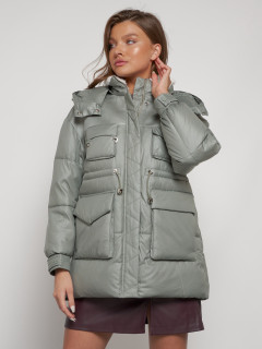 Купить куртку женскую зимнюю оптом от производителя недорого в Москве 13338ZS