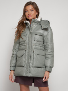 Купить куртку женскую зимнюю оптом от производителя недорого в Москве 13338ZS
