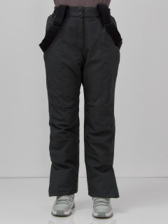  Женские горнолыжные брюки утеплённые чёрные 2111Ch | MTFORCE