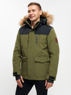 Купить куртку зимнюю с мехом оптом от производителя в Москве дешево 2155-1Kh