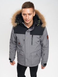 Купить куртку зимнюю с мехом оптом от производителя в Москве дешево 2155-1Sr