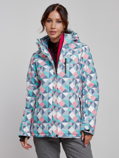 Купить горнолыжную куртку женскую оптом от производителя недорого в Москве 22302Sr