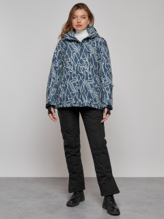 Купить горнолыжную куртку женскую оптом от производителя недорого в Москве 2270-1TC