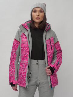 Купить горнолыжную куртку женскую оптом от производителя недорого в Москве 2272-1R