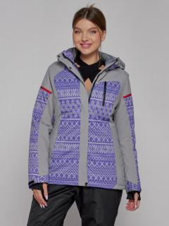 Купить горнолыжную куртку женскую оптом от производителя недорого в Москве 2272F