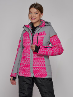 Купить горнолыжную куртку женскую оптом от производителя недорого в Москве 2272R