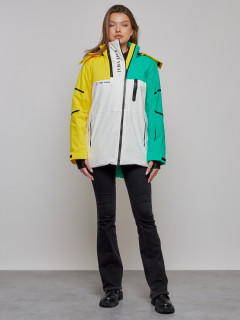 Купить горнолыжную куртку женскую оптом от производителя недорого в Москве 2322J