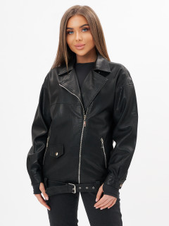 Купить куртку женскую кожаную косуху недорого в Москве оптом от производителя 4611Ch