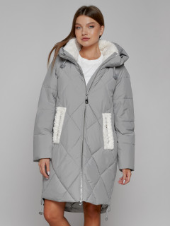 Купить пальто утепленное женское оптом от производителя недорого В Москве 51128Sr
