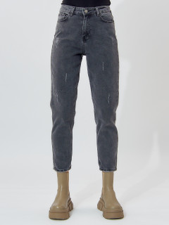 Купить джинсы зауженные к низу женские оптом от производителя дешево в Москве 536_227TC