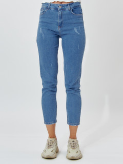 Купить джинсы зауженные к низу женские оптом от производителя дешево в Москве 536_244S