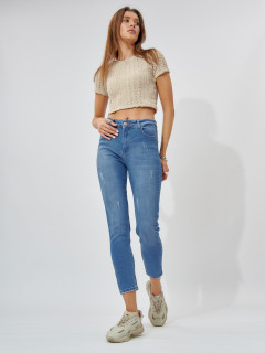 Купить прямые джинсы женские оптом от производителя дешево в Москве 536_246S
