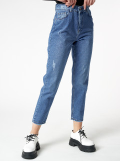 Купит оптом от производителя джинсы прямого кроя женские с высокой талией недорого в Москве 536_30S