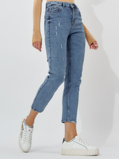 Купить джинсы зауженные к низу женские оптом от производителя дешево в Москве 536_328S