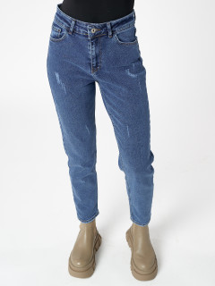 Купит оптом от производителя джинсы прямого кроя женские с высокой талией недорого в Москве 536_42S