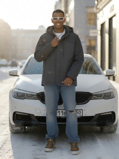 Купить куртку мужскую спортивную зимнюю большого размера оптом от производителя недорого в Волгоградке 66613TC