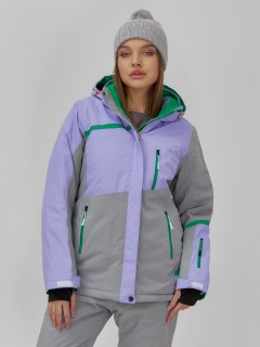 Купить горнолыжную куртку женскую зимнюю большого размера оптом от производителя недорого в Новосибирске 7092Sn