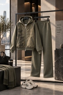 Купить оптом женский утеплённый спортивный костюм с начёсом недорого в Москве — MTFORCE 7170Kh