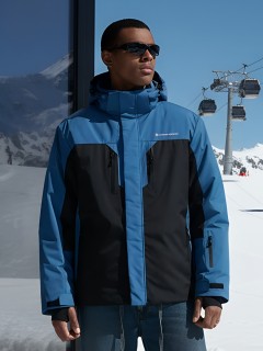 Купить горнолыжную куртку мужскую зимнюю оптом от производителя недорого в Москве по низкой цене 7612Ch