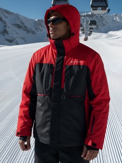 Купить горнолыжную куртку мужскую зимнюю оптом от производителя недорого в Москве по низкой цене 7616Kr