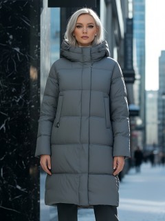 Купить пальто утепленное женское оптом от производителя зимнее недорого в  Красноярске 7618TC
