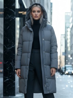 Купить пальто утепленное женское оптом от производителя зимнее недорого в  Красноярске 7618TC