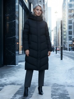 Купить пальто утепленное женское оптом от производителя зимнее недорого в  Красноярске 7623Ch