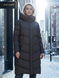 Купить пальто утепленное женское оптом от производителя зимнее недорого в Омске 7623TK