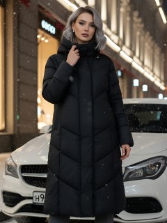 Купить пальто утепленное женское оптом от производителя зимнее недорого в Сочи 7628Ch