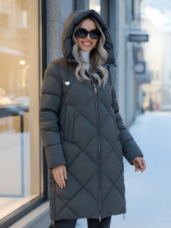 Купить пальто утепленное женское оптом от производителя зимнее недорого в Екатеринбурге 7637Z