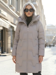 Купить пальто утепленное стеганное женское оптом от производителя зимнее недорого в  Красноярске 7638SK
