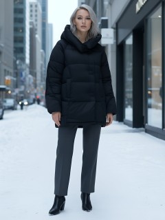 Купить куртки женские модные стеганные оптом от производителя зимние недорого в Екатеринбурге 7651Ch