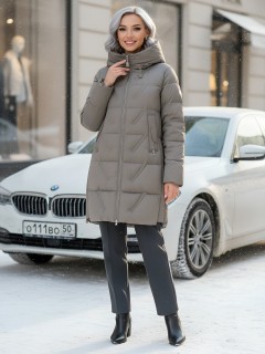 Купить куртки женские модные оптом от производителя зимнее недорого в Москве 7671Sr