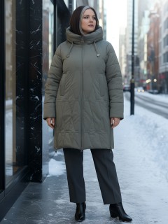 Купить пальто утепленное женское оптом от производителя зимнее недорого в Омске 7699SK
