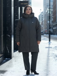 Купить пальто утепленное женское оптом от производителя зимнее недорого в Екатеринбурге 7699TC