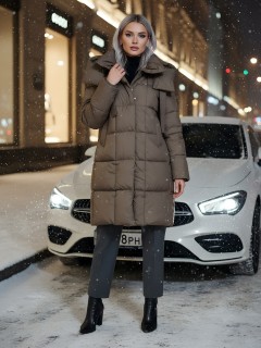 Купить пальто утепленное женское оптом от производителя зимнее недорого в Екатеринбурге 7700K