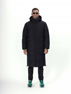Купить удлиненную куртку молодежную зимнюю  оптом от производителя недорого в Москве 7708Ch