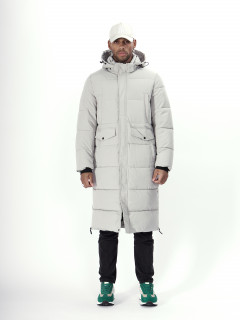 Купить удлиненную куртку молодежную зимнюю  оптом от производителя недорого в Москве 7708SS