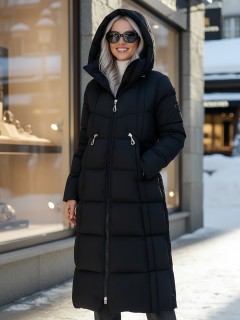 Купить пальто утепленное женское оптом от производителя зимнее недорого в Омске 7729Ch