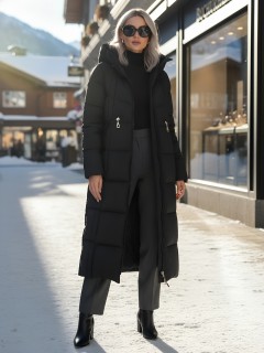 Купить пальто утепленное женское оптом от производителя зимнее недорого в Екатеринбурге 7729Ch