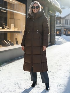Купить пальто утепленное женское оптом от производителя зимнее недорого в  Красноярске 7729K