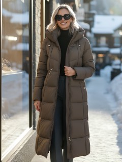 Купить пальто утепленное женское оптом от производителя зимнее недорого в Екатеринбурге 7729SK