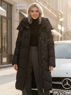 Купить пальто утепленное женское оптом от производителя зимнее недорого в  Красноярске 7748Ch