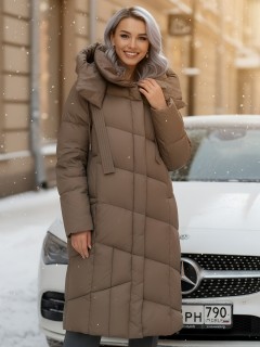 Купить пальто утепленное женское оптом от производителя зимнее недорого в Екатеринбурге 7748SK