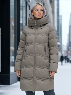 Купить пальто утепленное женское оптом от производителя зимнее недорого в Омске 7779SK