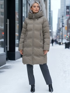 Купить пальто утепленное женское оптом от производителя зимнее недорого в  Красноярске 7779SK
