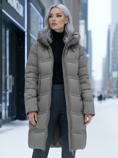 Купить пальто утепленное женское оптом от производителя зимнее недорого в Екатеринбурге 7779SK