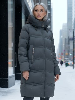 Купить пальто утепленное женское оптом от производителя зимнее недорого в Екатеринбурге 7779TZ