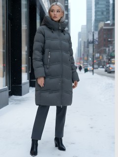 Купить пальто утепленное женское оптом от производителя зимнее недорого в  Красноярске 7779TZ